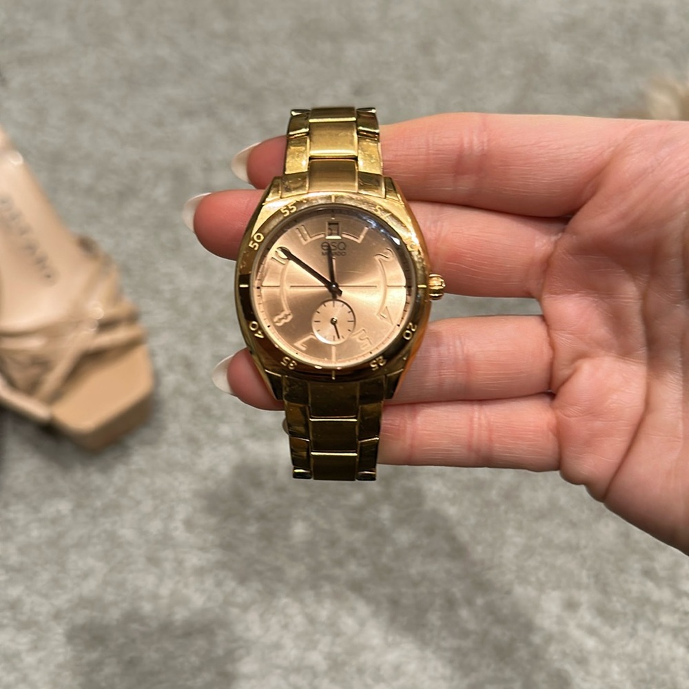Esq Movado rose Gold watch